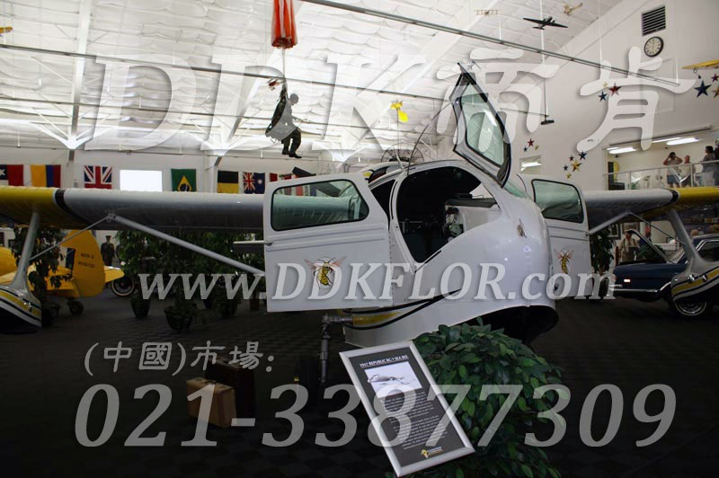 私人飛機停機坪做法（11）_私人飛機庫停機地面_黑灰色拼接地板樣板圖片,帝肯(DDK)_8100_2267（私人飛機庫地面地板材料做法）效果圖,私人飛機停機坪,機場地面設備,飛機場地板,飛機地面設備,航空地面設備