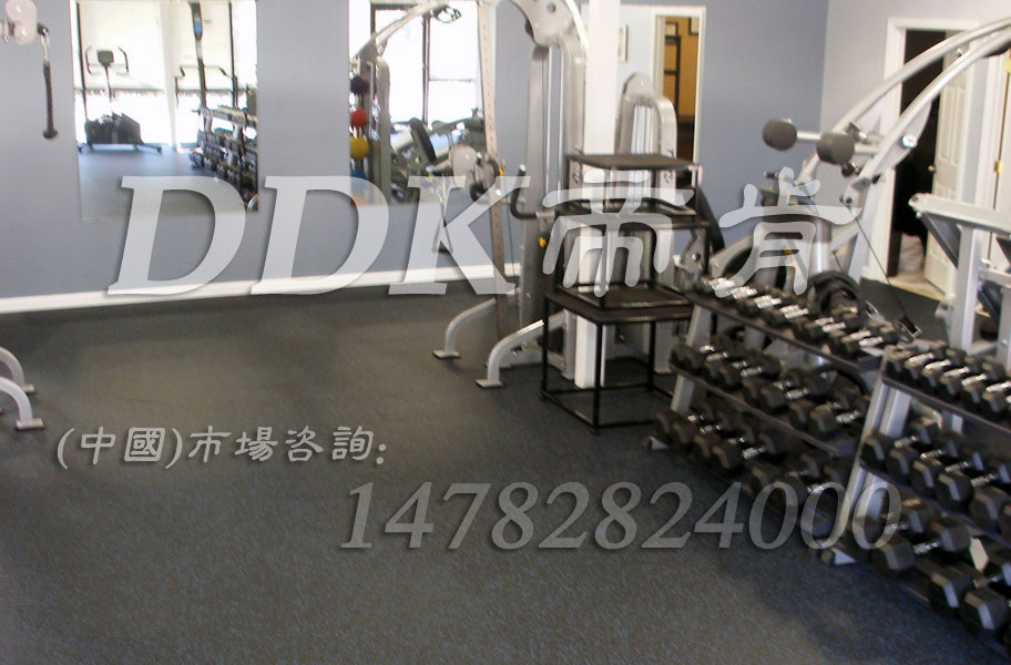 放健身器材用什么墊子？樣板圖片,帝肯(DDK)_S3020_P500（Niki|耐柯）效果圖，健身房防震地墊