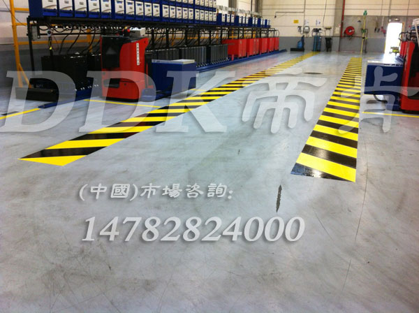 高品質的耐磨車間斑馬線帶背膠 寬度和長度可定制 